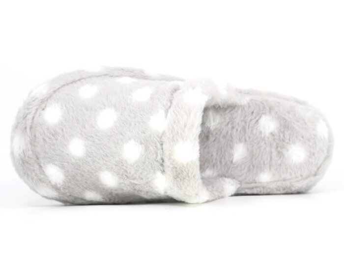 Auris Zenne MS Kapalı Atom Ev Terliği Puantiyeli Gri - 2