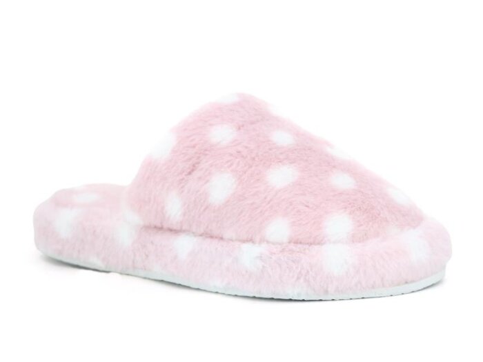 Auris Zenne MS Kapalı Atom Ev Terliği Puantiyeli Pudra - Auris