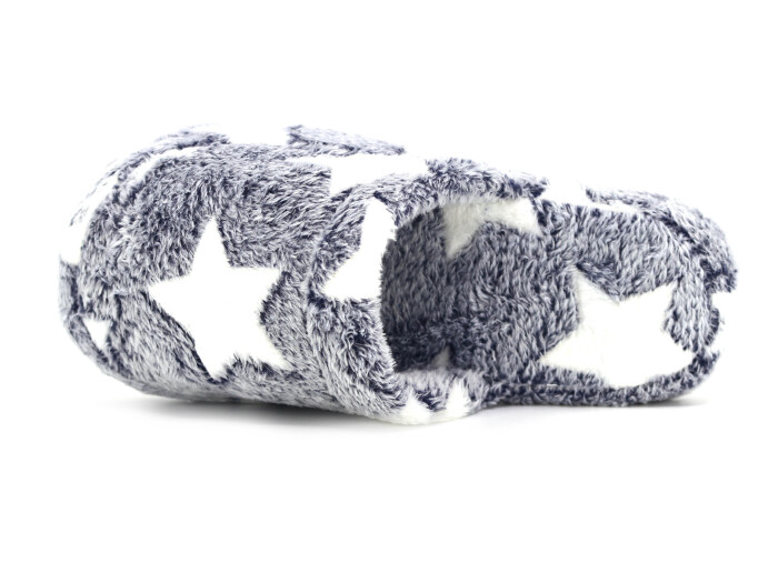 Auris Zenne MS Kapalı Atom Ev Terliği Yıldızlı Füme - Auris (1)