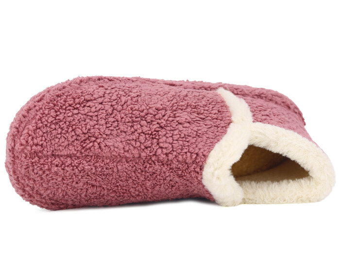 Auris Zenne Peluş FL Ev Ayakkabısı Mor - Auris (1)