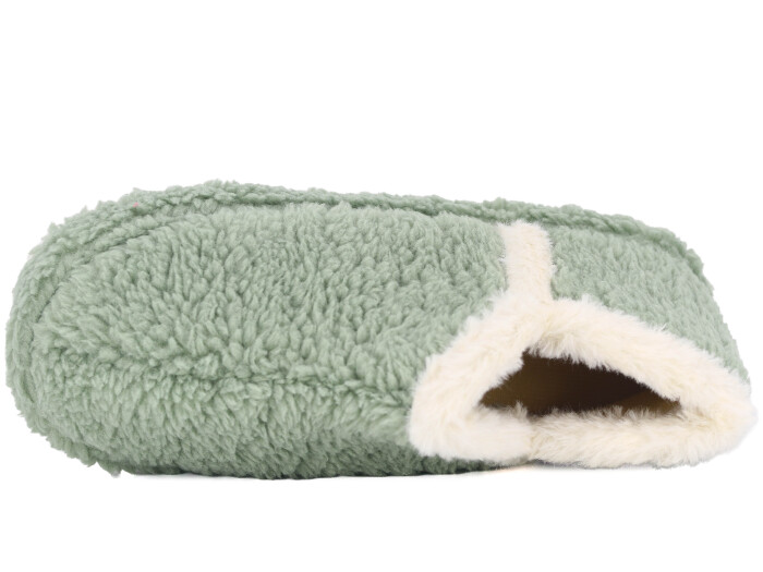 Auris Zenne Peluş FL Ev Ayakkabısı Yeşil - Auris (1)