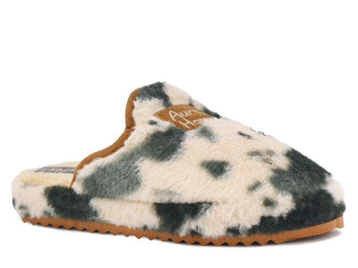 Auris Zenne PW Home Dalmaçyalı Ev Terliği Haki - Auris