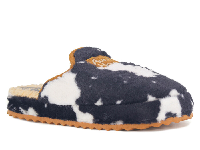 Auris Zenne PW Home Dalmaçyalı Ev Terliği Siyah - Auris