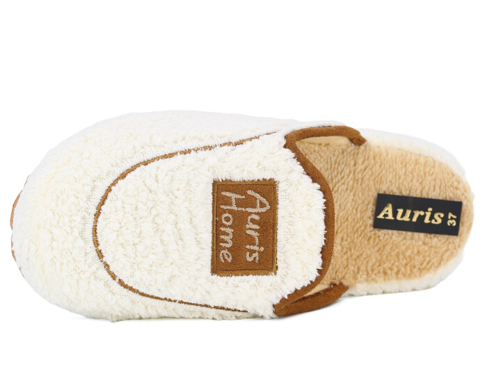 Auris Zenne PW Home Peluş Ev Terliği Beyaz - 2