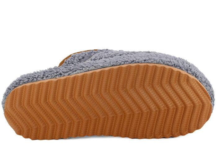 Auris Zenne PW Home Peluş Ev Terliği Gri - 3