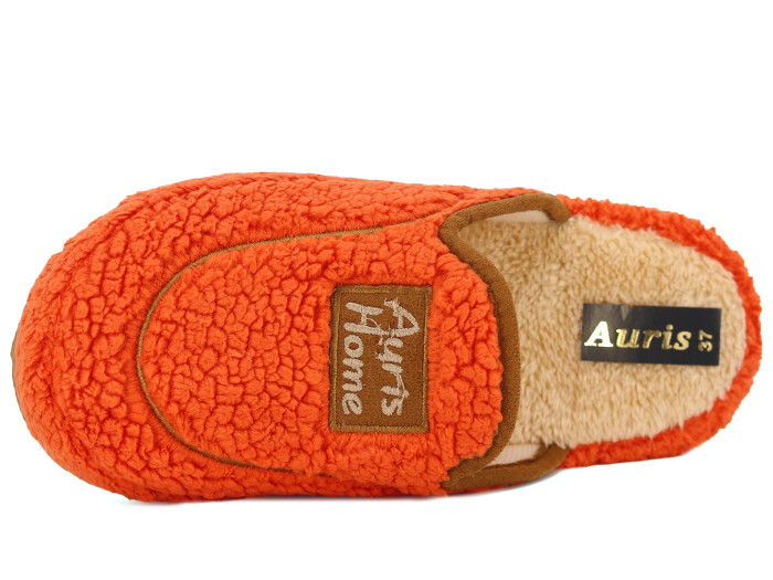 Auris Zenne PW Home Peluş Ev Terliği Turuncu - Auris (1)
