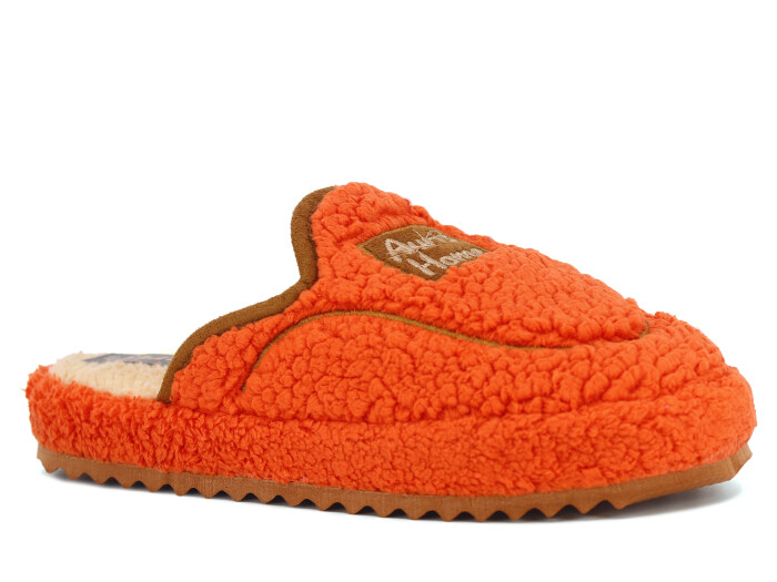 Auris Zenne PW Home Peluş Ev Terliği Turuncu - 1