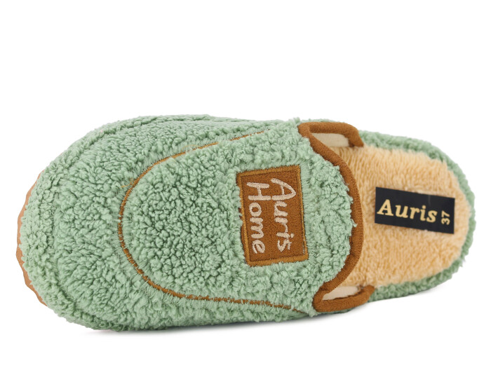 Auris Zenne PW Home Peluş Ev Terliği Yeşil - Auris (1)