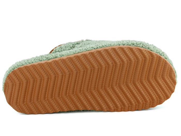 Auris Zenne PW Home Peluş Ev Terliği Yeşil - 3
