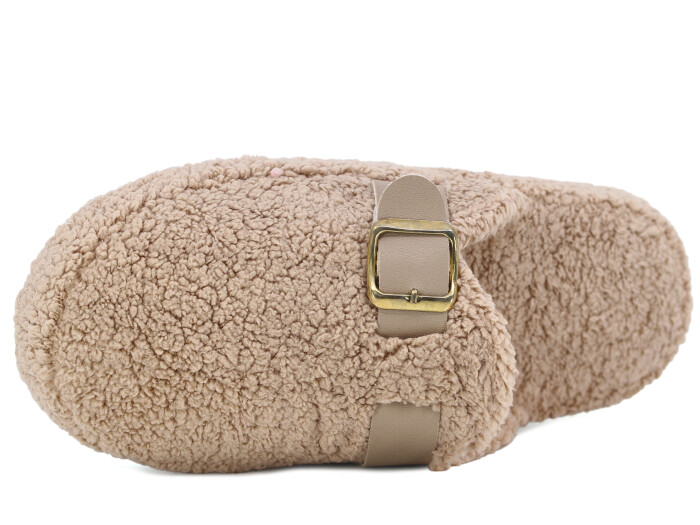 Auris Zenne ŞK Tokalı Ev Terliği Vizon - 2