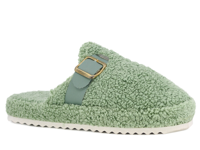 Auris Zenne ŞK Tokalı Ev Terliği Yeşil - Auris