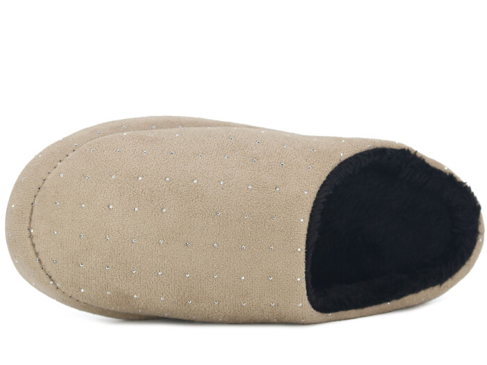 Auris Zenne SL Taşlı Gondol Ev Terliği Bej - 2