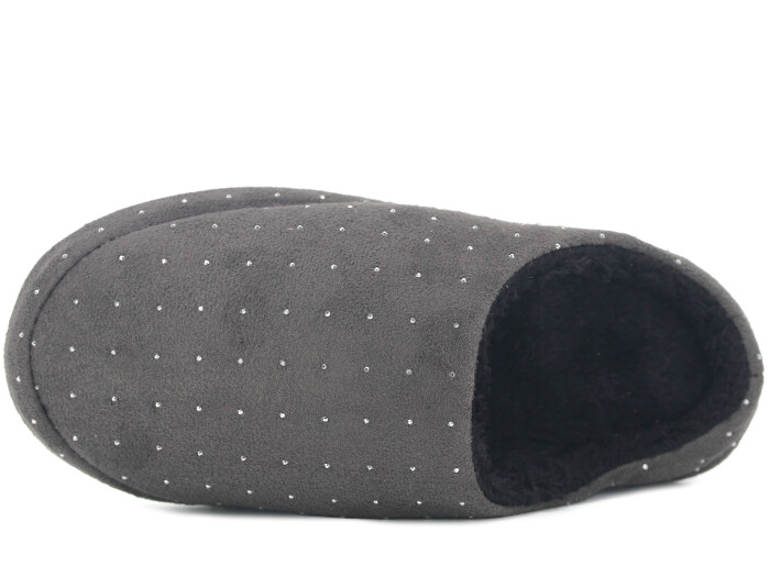 Auris Zenne SL Taşlı Gondol Ev Terliği Gri - 2