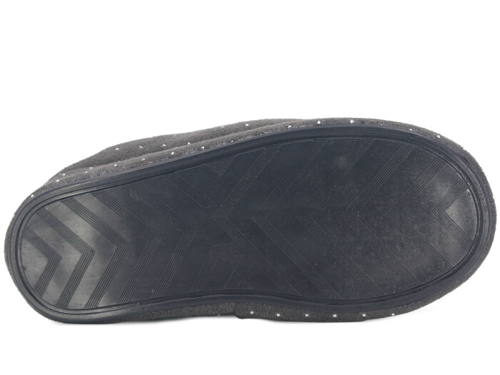 Auris Zenne SL Taşlı Gondol Ev Terliği Gri - 3