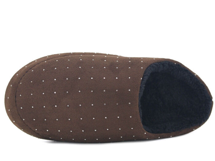 Auris Zenne SL Taşlı Gondol Ev Terliği Kahve - 2