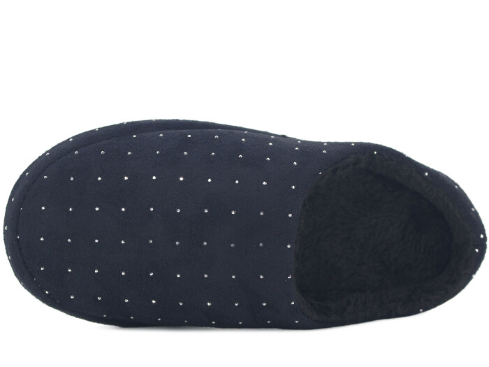 Auris Zenne SL Taşlı Gondol Ev Terliği Siyah - 2