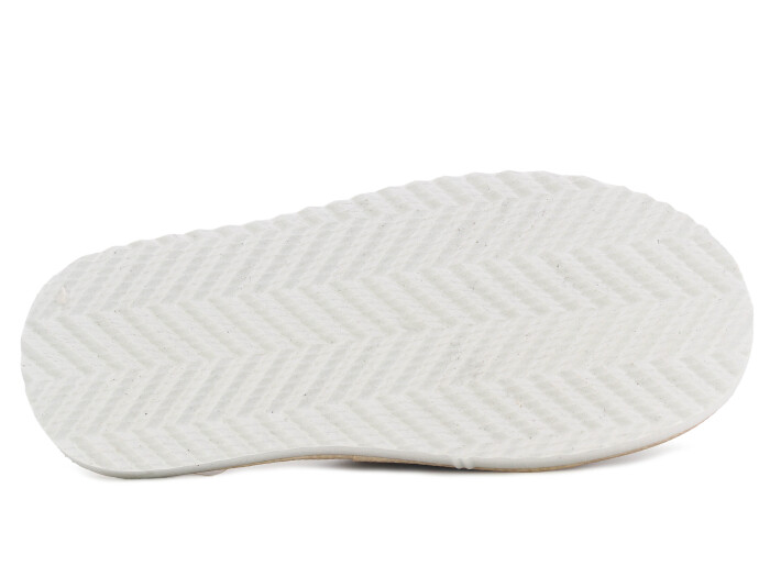 Auris Zenne SM Kadife Deri Ev Terliği Krem - 3