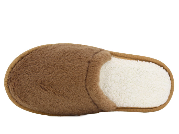 Auris Zenne Tavşan Tüylü Ev Terliği Taba - Auris (1)