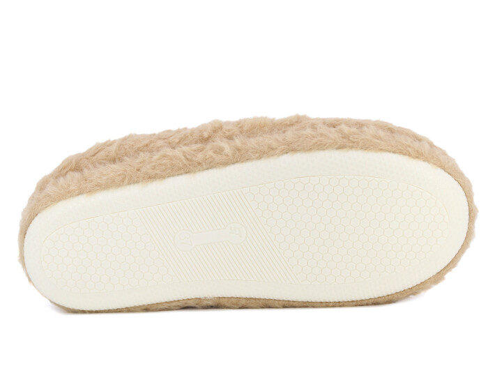 Auris Zenne Termo Taban Baklava Desen Kapalı Gondol Ev Terliği Camel - 3