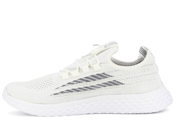 Awidox Merdane 130 Battal Triko Spor Ayakkabı Beyaz - Gümüş - Awidox (1)