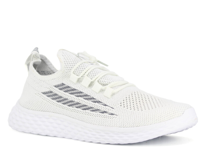 Awidox Merdane 130 Battal Triko Spor Ayakkabı Beyaz - Gümüş - Awidox