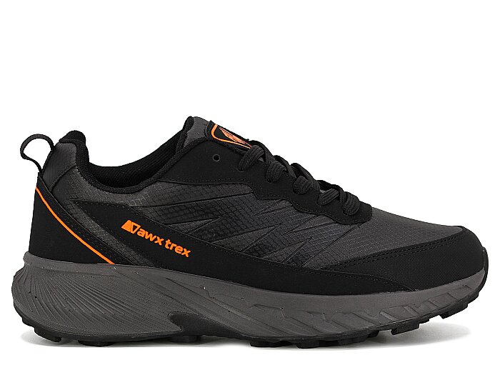 Awidox Merdane 304 Trekking Kısa Bot Siyah - Turuncu - 3
