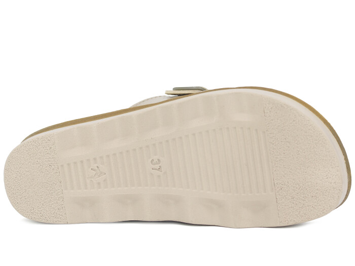 Ayder Zenne 1550 Çift Toka Kutulu Günlük Terlik Krem - 3