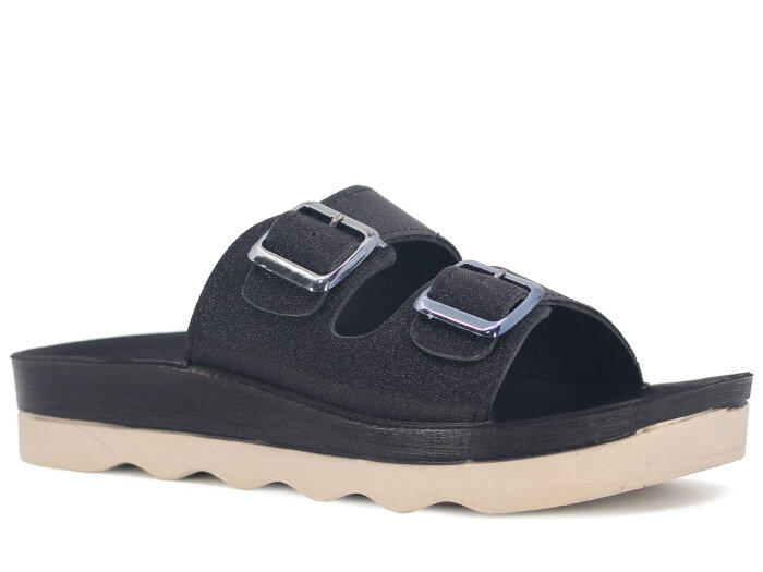 Ayder Zenne 1555 Kutulu Günlük Terlik Siyah - Ayder