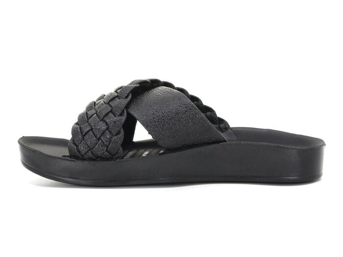 Ayder Zenne 504 Çapraz Soft Örgülü Poşetli Günlük Terlik Siyah - Ayder (1)