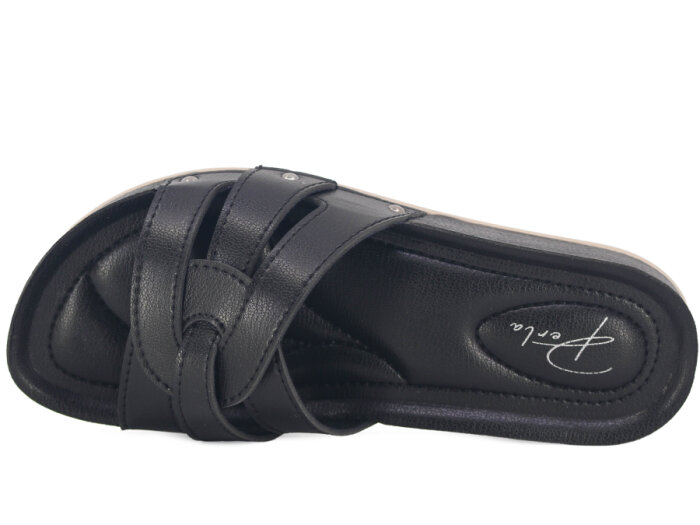 Ayder Zenne 9011 Kutulu Günlük Terlik Siyah - 2