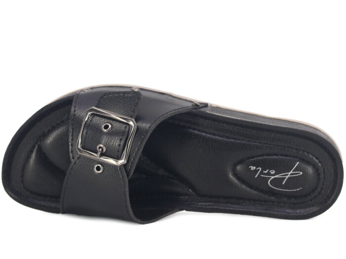 Ayder Zenne 9014 Tek Toka Kutulu Günlük Terlik Siyah - 2