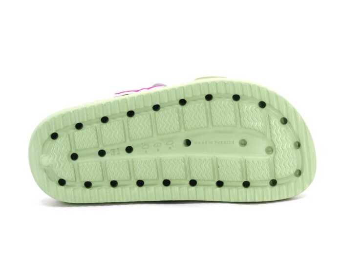 Ayfox Filet F-1006-K Çift Toka Kız Lux Eva Terlik Su Yeşili - 3