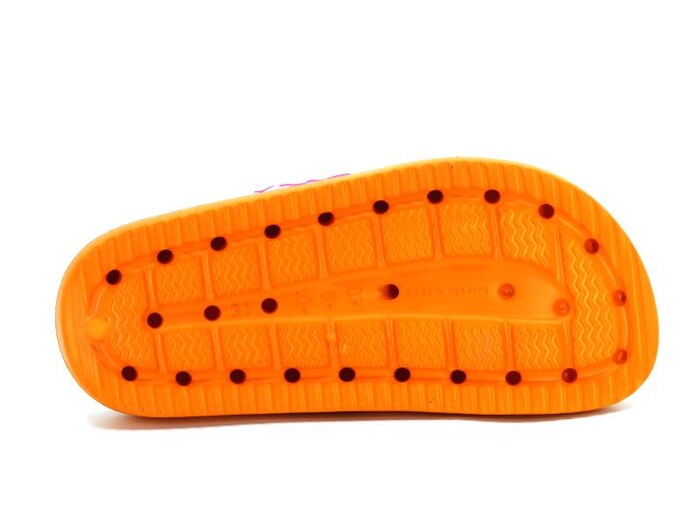 Ayfox Filet F-1006-K Çift Toka Kız Lux Eva Terlik Turuncu - 3