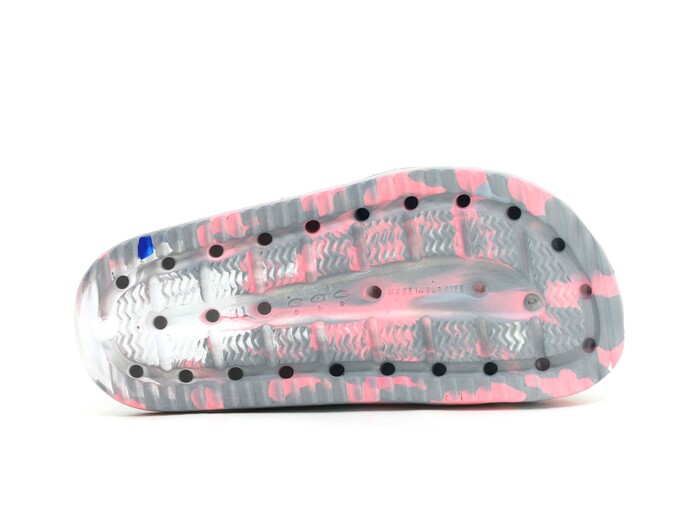 Ayfox Patik P-1006-K Çift Toka Kız Kutulu Lux Eva Terlik Gri - Pembe - 3