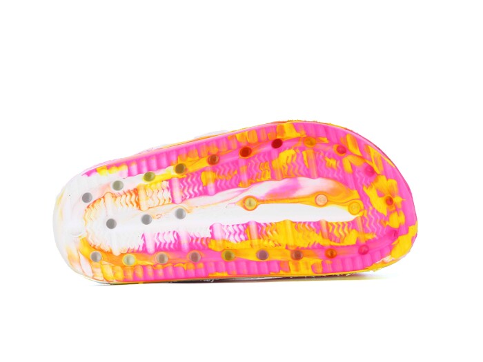 Ayfox Patik P-1006-K Çift Toka Kız Kutulu Lux Eva Terlik Sarı - Pembe - 3