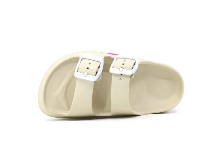 Ayfox Patik P-1006-K Çift Toka Kız Kutulu Lux Eva Terlik Bej - Ayfox (1)