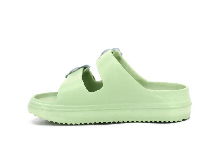 Ayfox Patik P-1006-K Çift Toka Kız Kutulu Lux Eva Terlik Su Yeşili - Ayfox (1)