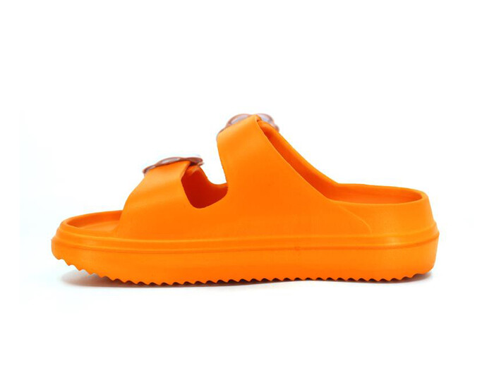 Ayfox Patik P-1006-K Çift Toka Kız Kutulu Lux Eva Terlik Turuncu - Ayfox (1)