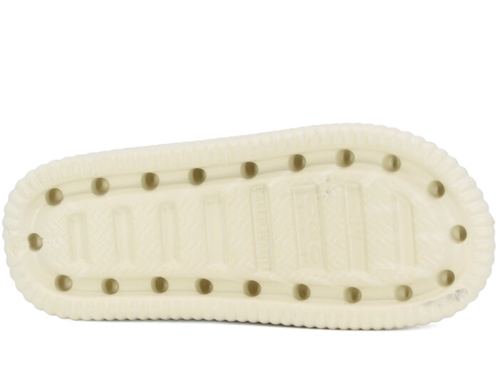 Ayfox Zenne Naz Taşlı Çift Bant Lux Eva Terlik Bej - 3