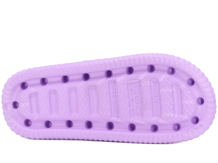 Ayfox Zenne Naz Taşlı Çift Bant Lux Eva Terlik Lila - 3