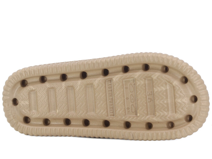 Ayfox Zenne Naz Taşlı Çift Bant Lux Eva Terlik Vizon - 3