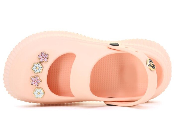 Ayfox Zenne Z-1009 Taşlı Kutulu Eva Babet Ayakkabı Somon - Ayfox (1)