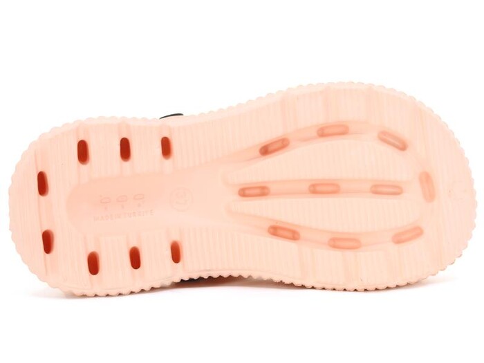 Ayfox Zenne Z-1009 Taşlı Kutulu Eva Babet Ayakkabı Somon - 3