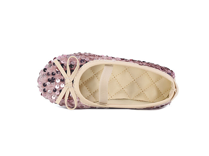 Aysu Patik 2026 pullu fiyonklu Babet Ayakkabı Pembe - Aysu (1)