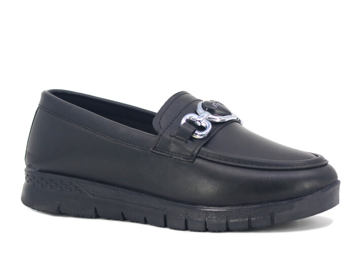 Aytu Zenne 01 Tokalı Anne Ayakkabısı Siyah - Aytu