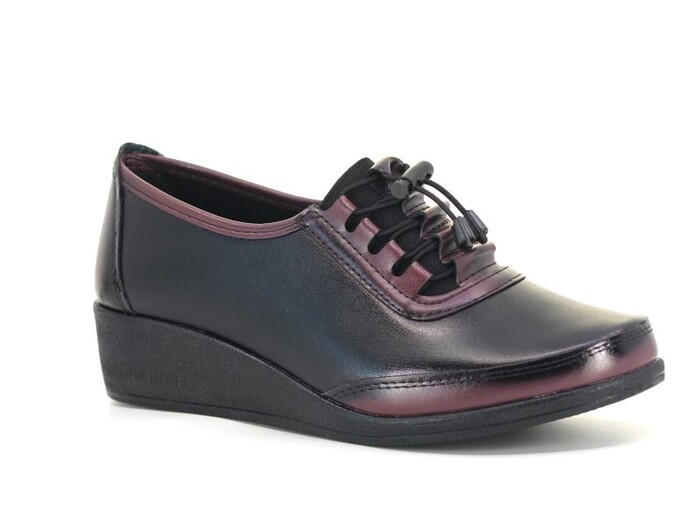 Ayzen Zenne 018 Poli Anne Ayakkabısı Bordo - Ayzen