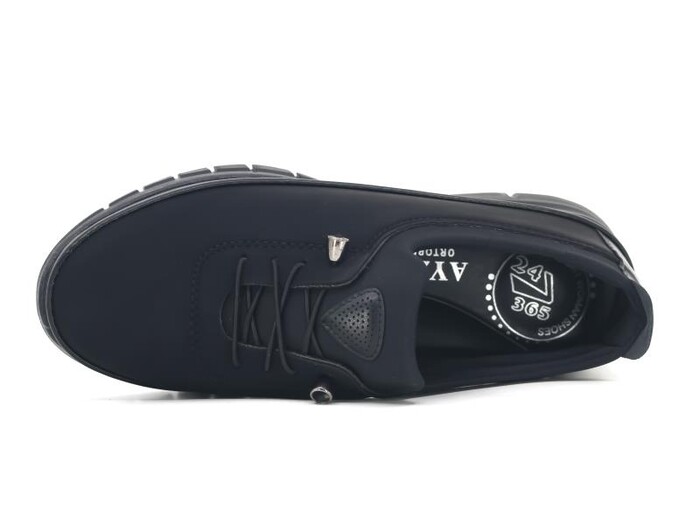 Ayzen Zenne 1022 Poli Anne Ayakkabısı Siyah Nubuk - 2