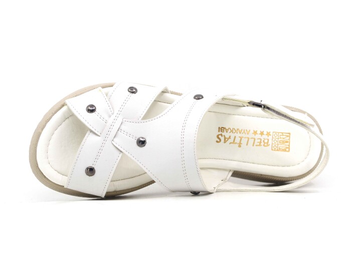 Ayzen Zenne Anne 302 Sandalet Beyaz - 2