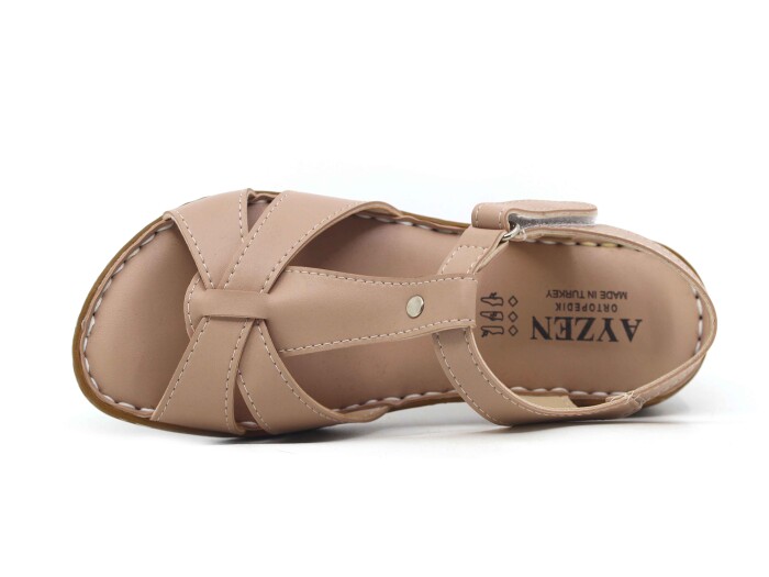 Ayzen Zenne Anne 403 Taş Sandalet Bej - 2