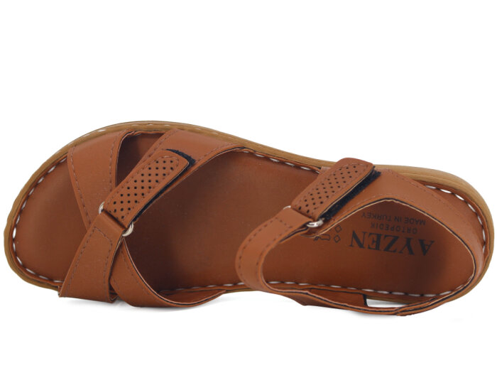 Ayzen Zenne Anne 411 Taş Sandalet Taba - 2